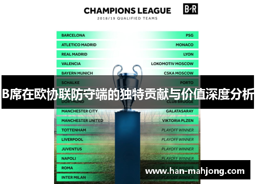 B席在欧协联防守端的独特贡献与价值深度分析